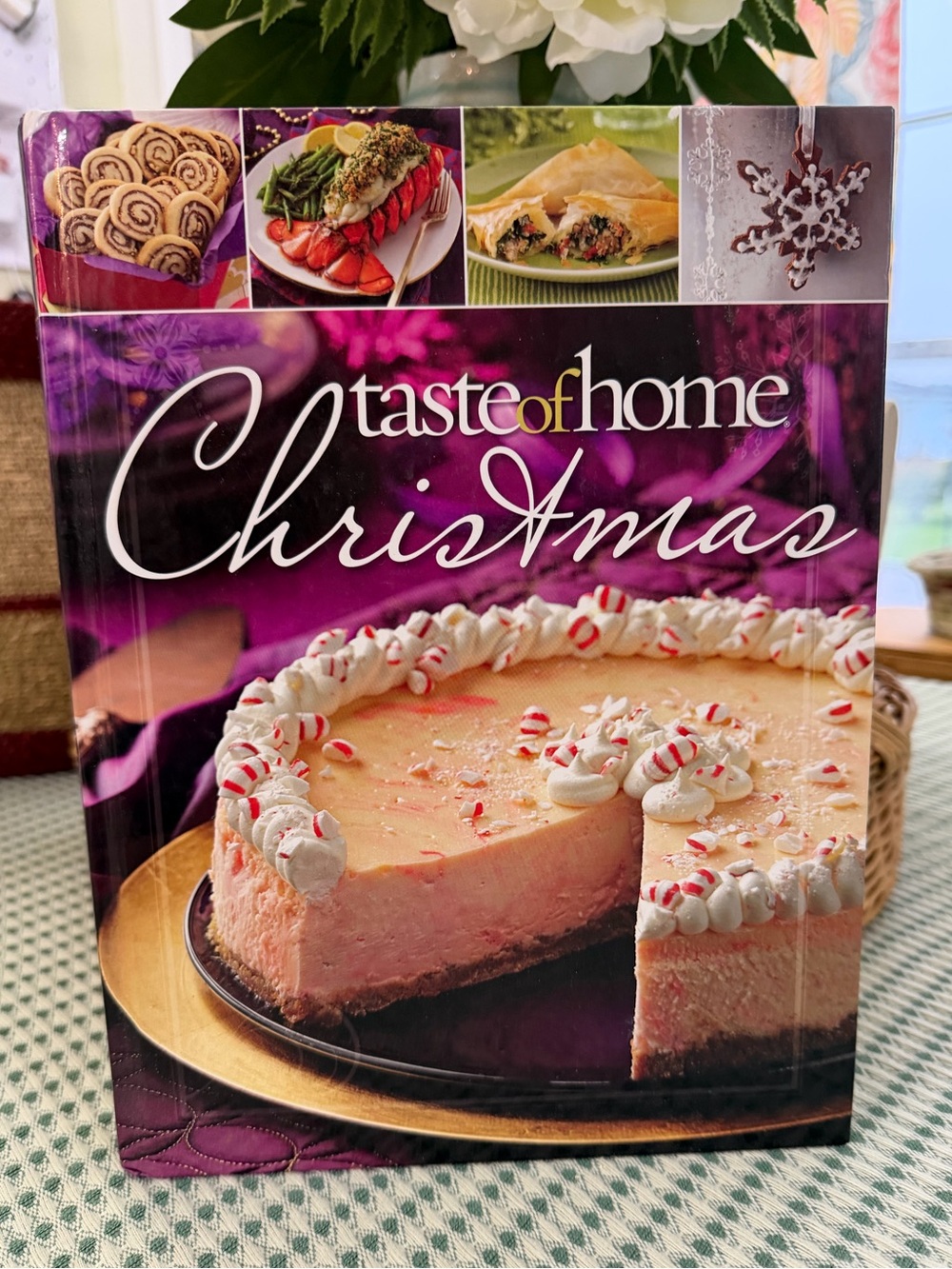Taste of Home Christmas Cookbook Hardcover Y2K Christmas Cookbook Illustrations